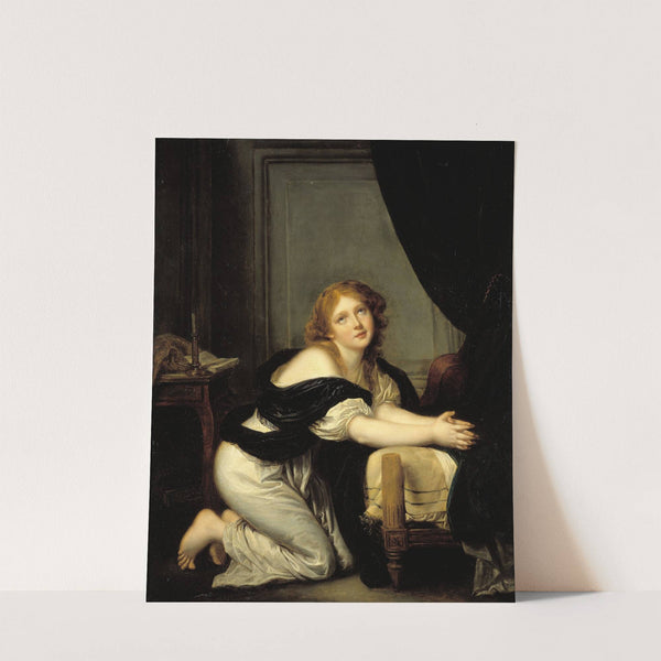 La Prière du matin (18th century) by Jean-Baptiste Greuze