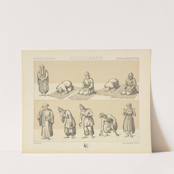 La prière musulmane et le salut oriental (1876-1888) by Auguste Racinet