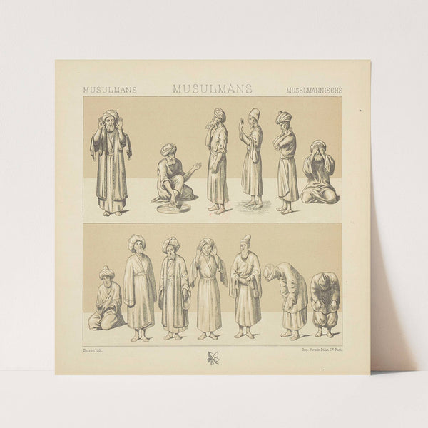 La priere musulmane et le salut oriental (1876-1888) by Auguste Racinet