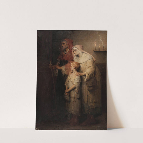 La prière ou Le pélerin by Désiré François Laugee