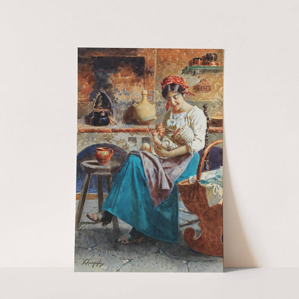 La prima pappa by Eugenio Zampighi