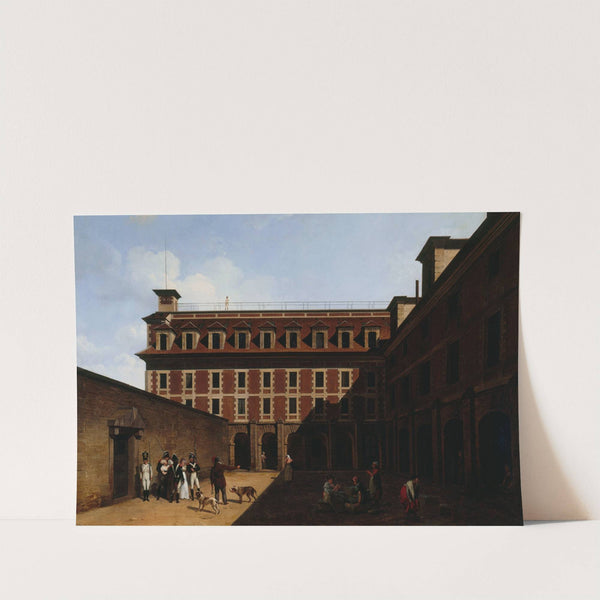 La Prison Des Madelonnettes, Rue Des Fontaines (1810) by Louis Léopold Boilly