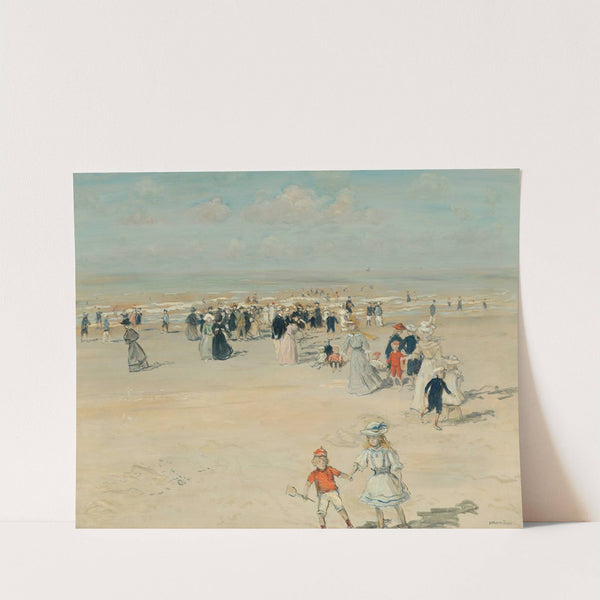 La promenade à marée basse by Jean François Raffaëlli