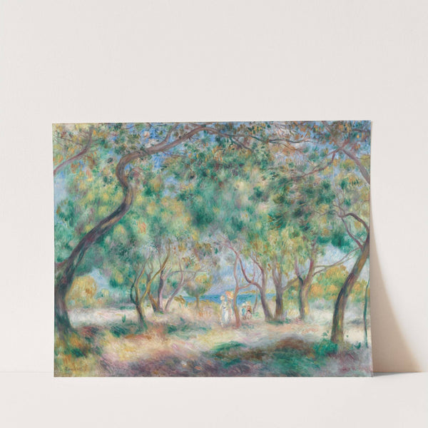 La Promenade au bord de la mer (Le Bois de la Chaise Noirmoutier) (circa 1892) by Pierre-Auguste Renoir