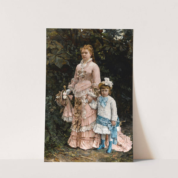 La promenade du dimanche by Léon François Comerre