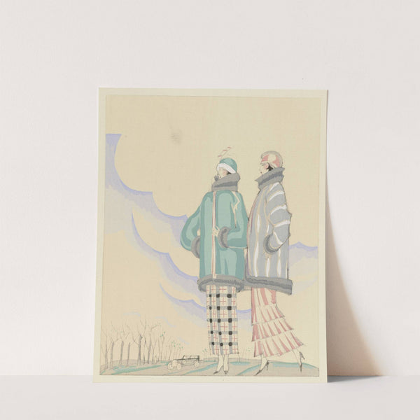 La promenade extra-muros ; Jaquettes en fourrure, de Max – A. Leroy (1924) by Charles Martin