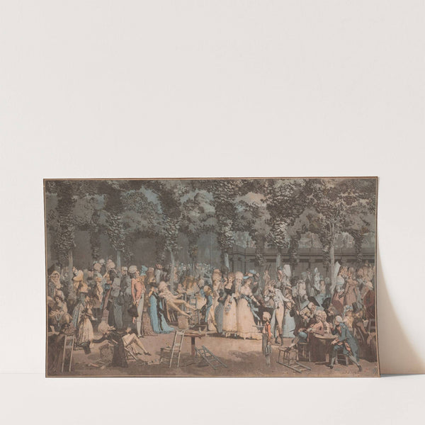 La Promenade Publique (1792) by Philibert-Louis Debucourt