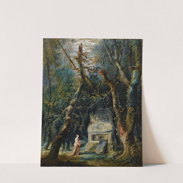 La Promenade Solitaire (1777) by Hubert Robert