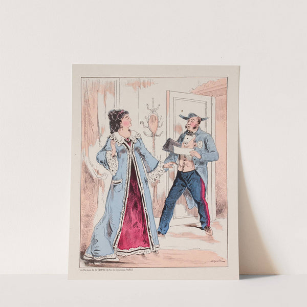 La prorogation des effets de commerce (1871) by Draner