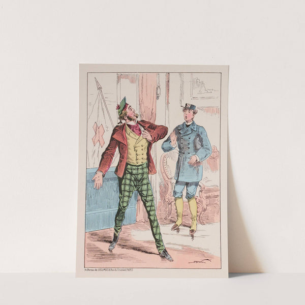 La protestation des neutres. (1871) by Draner