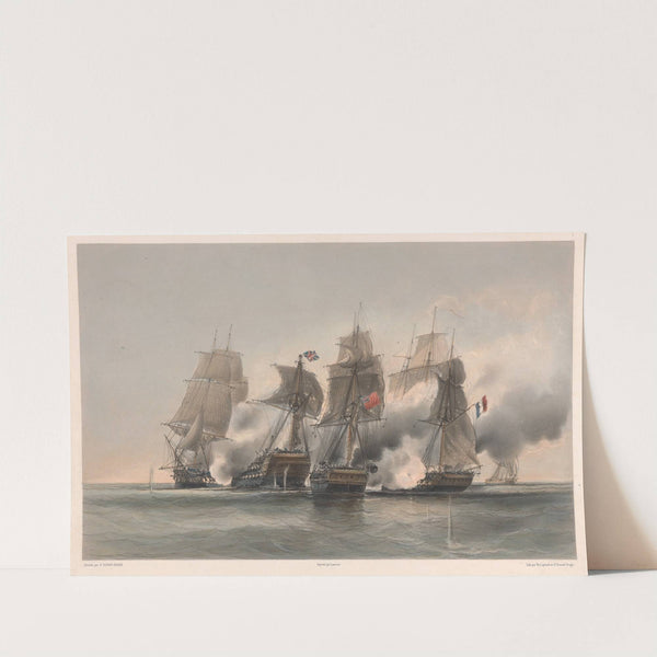 La Prudente and La Cybelle (ca. 1844) by Henri Durand-Brager