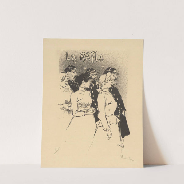 La râfle (1894) by Théophile Alexandre Steinlen