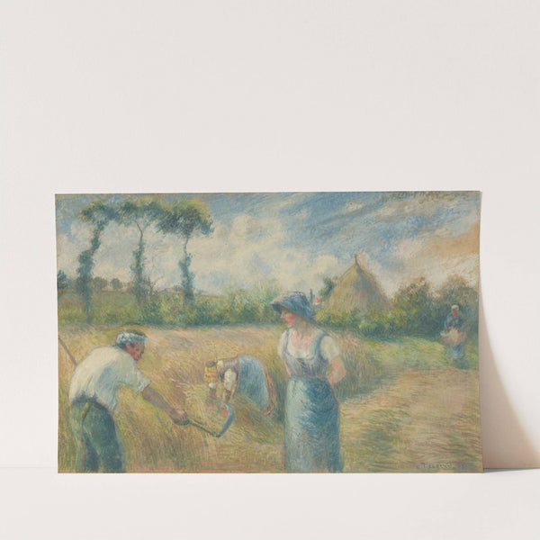La Récolte (1880) by Camille Pissarro