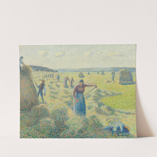 La Récolte des Foins, Éragny by Camille Pissarro