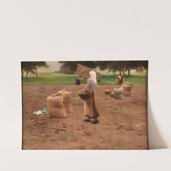 La récolte des pommes de terre by Henry Lerolle