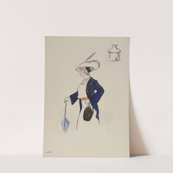 La Reine (1913) by Georges Goursat (Sem)