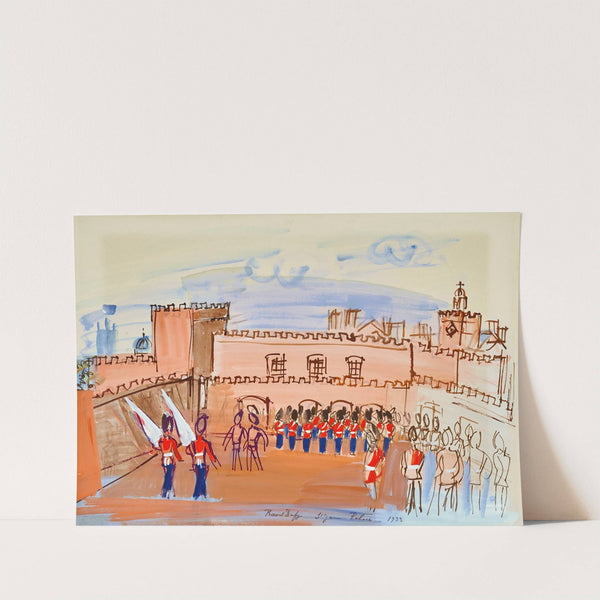La relève de la garde (1933) by Raoul Dufy