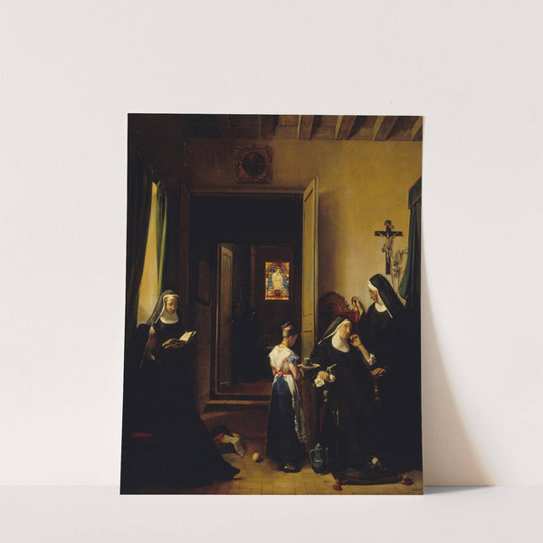 La Religieuse malade (1830) by François-Marius Granet