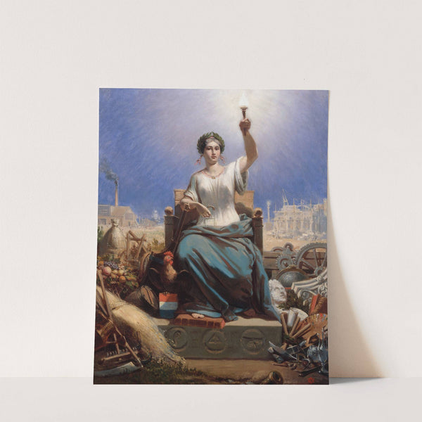 La République by Ange-Louis Janet