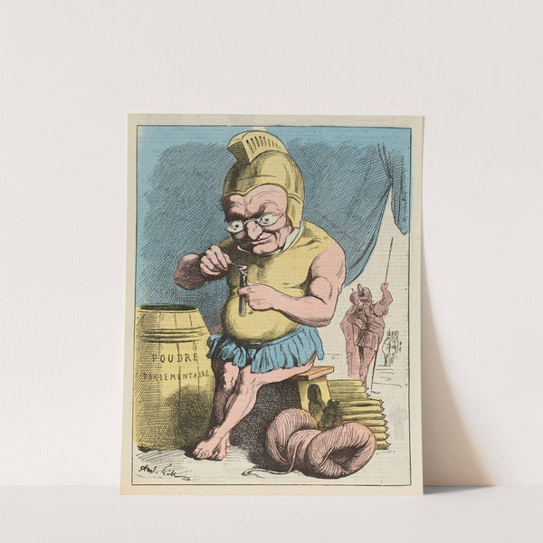 La retraite d’Achille (1874) by André Gill