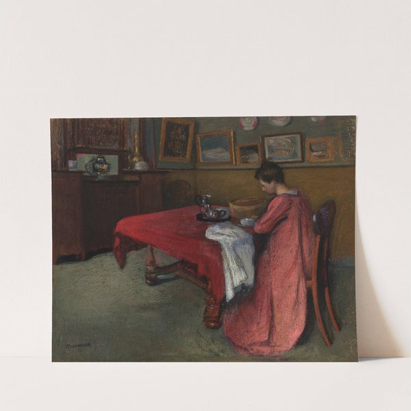 La robe de chambre rouge by Henri Manguin