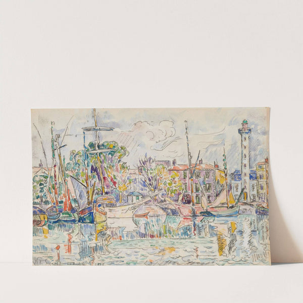 La Rochelle, le phare (1926) by Paul Signac