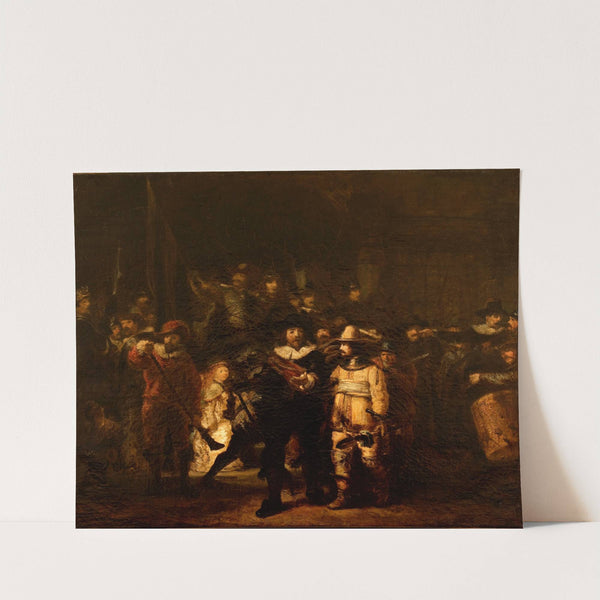 La Ronde de nuit, d’après Rembrandt (1853) by Félix Ziem