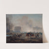 La Rotonde de la Villette cernée par les troupes versaillaises by Gustave Boulanger