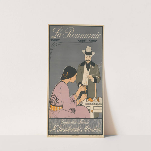 La Roumanie. Zigarettenfabrik München (1890 - 1896) by Fritz Rehm