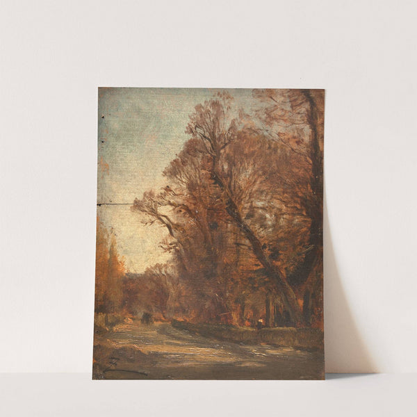 La route (1850-1860) by Félix Ziem