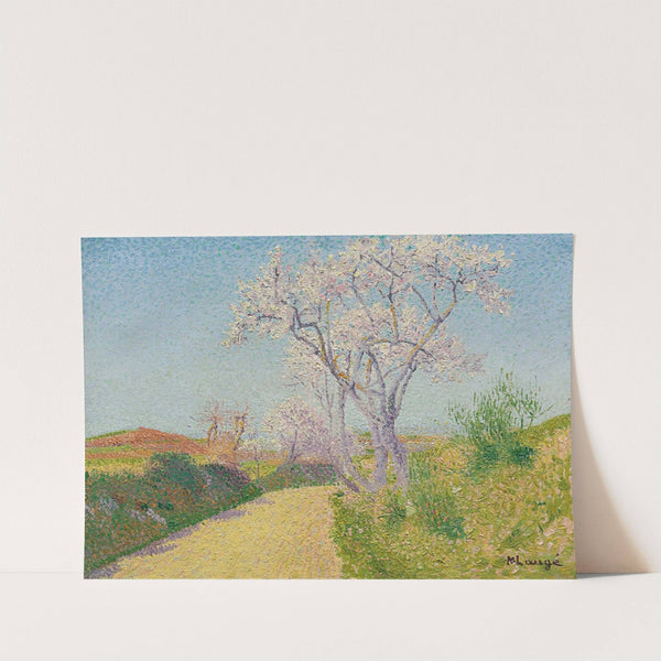 La Route Aux Amandiers Fleuris by Achille Laugé