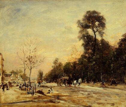 La route de la Révolte, le soir