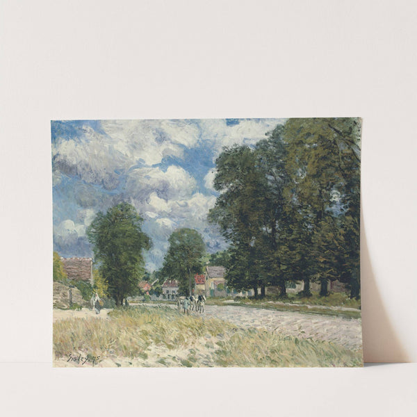 La route de Marly-le-Roi (1875) by Alfred Sisley