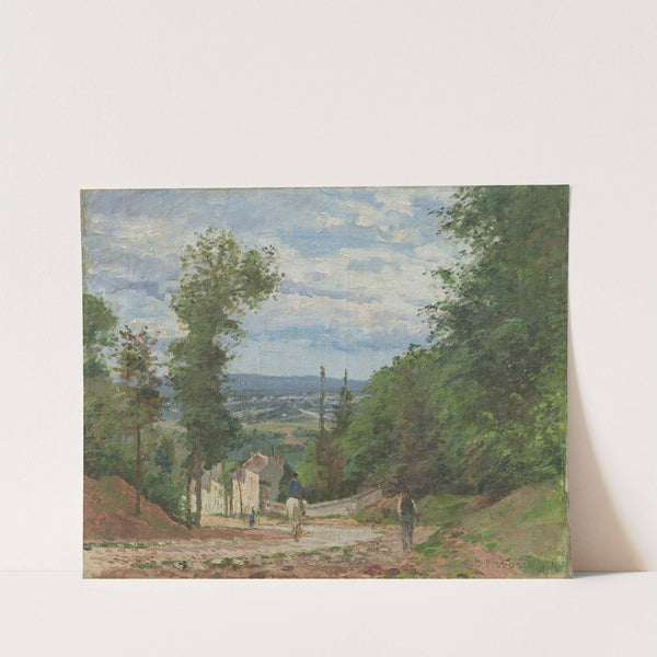 La Route de Marly, Louveciennes (1871) by Camille Pissarro