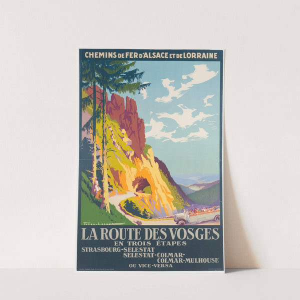 La route des Vosges en trois étapes, Strasbourg-Selestat, Selestat-Colmar, Colmar-Mulhouse by Julien Lacaze