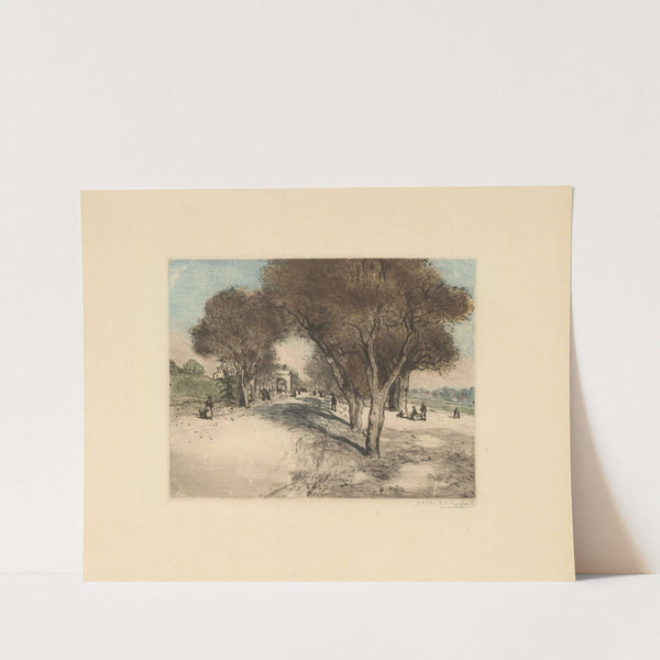 La route ensoleillée (1912) by Jean François Raffaëlli