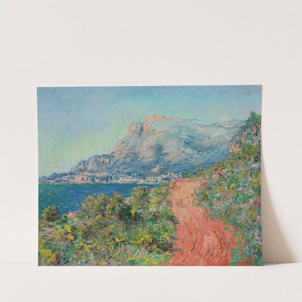 La route rouge près de Menton (1884) by Claude Monet