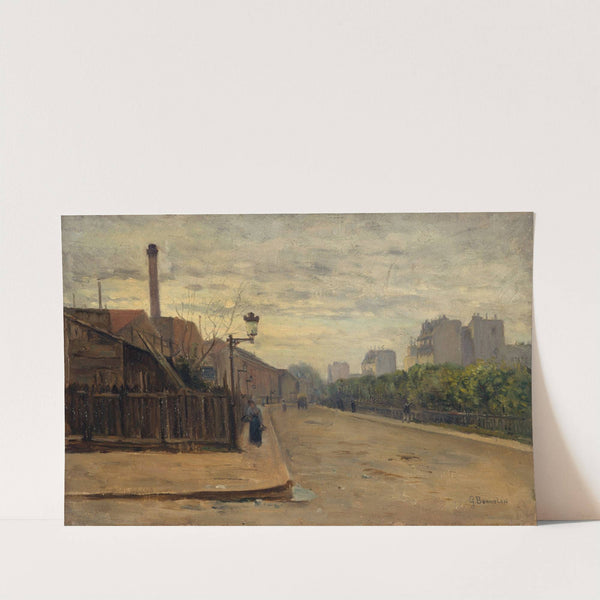 La rue Auguste-Cain by Germain Eugène Bonneton