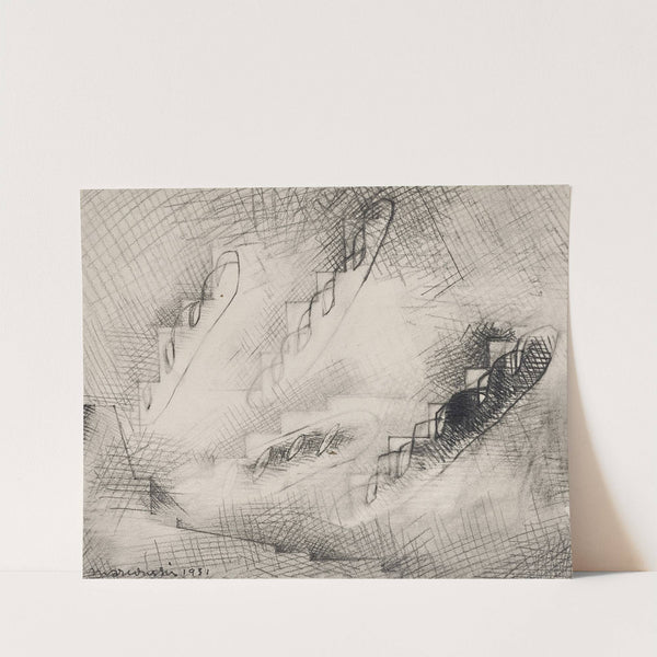 La rue Caulaincourt (1931) by Louis Marcoussis