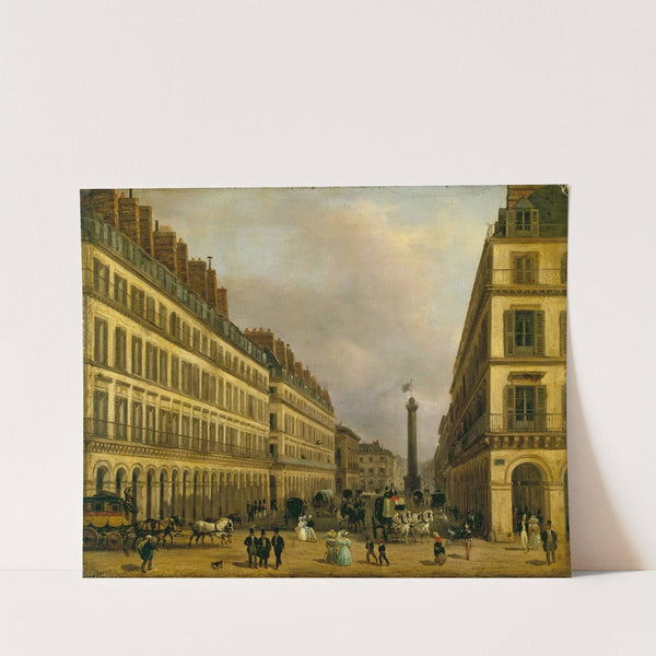 La rue de Castiglione by Giuseppe Canella