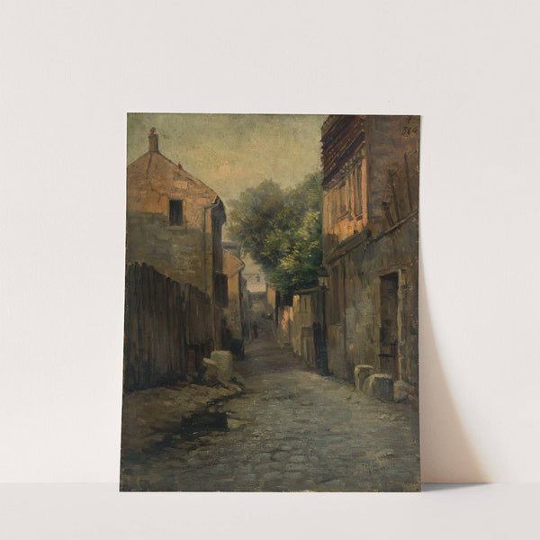 La rue de la Fontaine-à-Mulard (place de Rungis) by Germain Eugène Bonneton