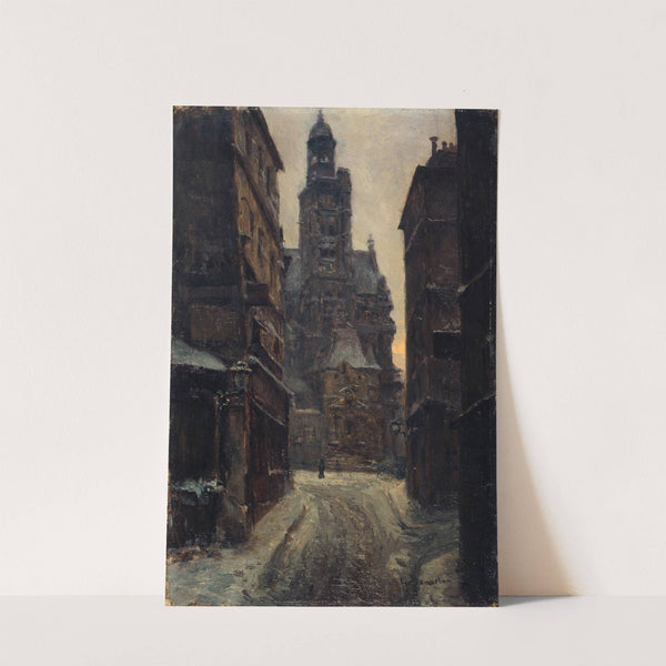 La rue de la Montagne-Saint-Geneviève by Germain Eugène Bonneton