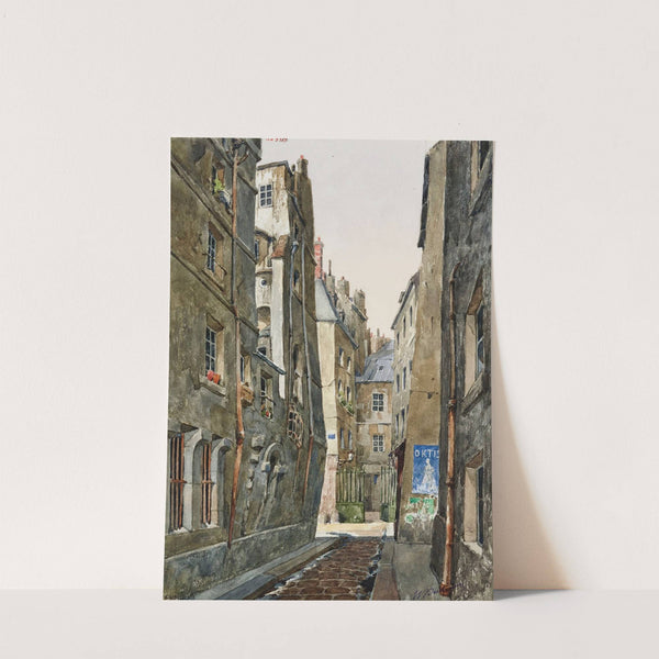 La rue de Nevers. by Henri Berthaut