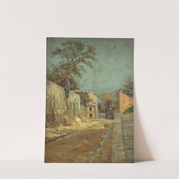 La Rue des Saules à Montmartre by Charles Jean Coussedière