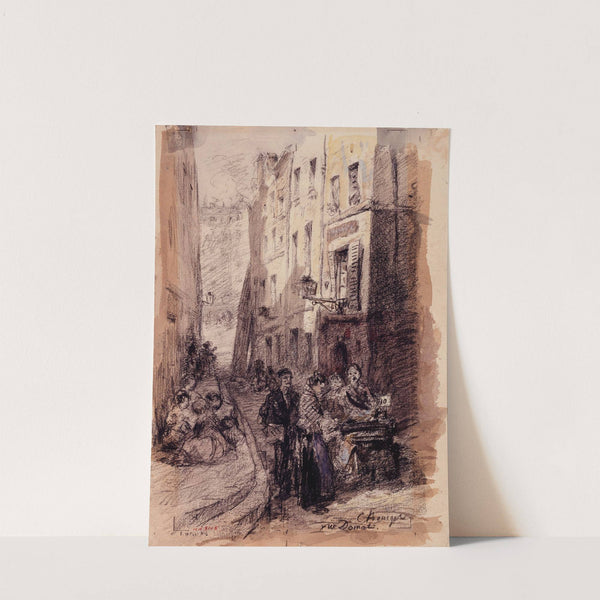 La rue Domat by Camille Bourget