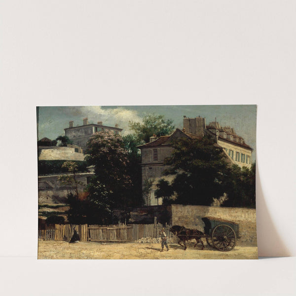 La rue d'Orchamp à Montmartre by Napoléon-Joseph Bellardel