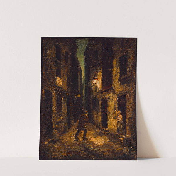 La Rue du Petit-Musc. by Charles Raymond Chabrillac