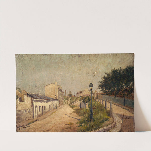 La rue du Pot-au-Lait (1894) by Eugène de Ménorval