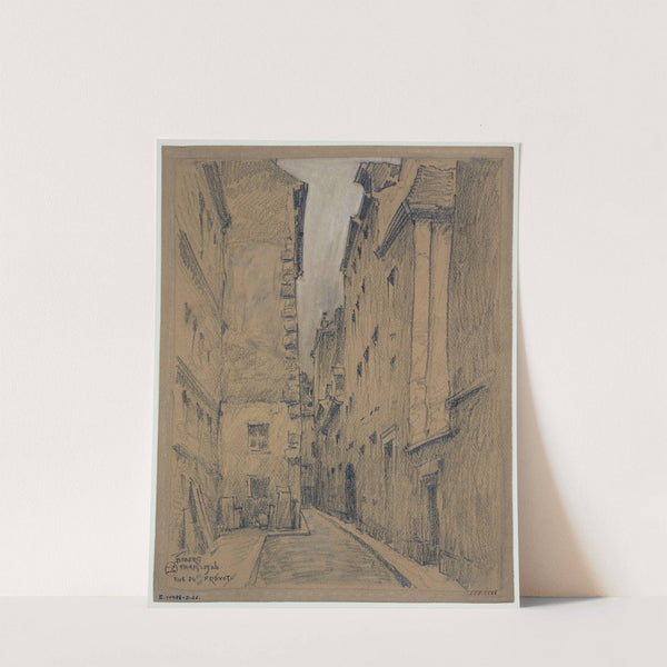 La rue du Prévôt by Ferdinand Boberg