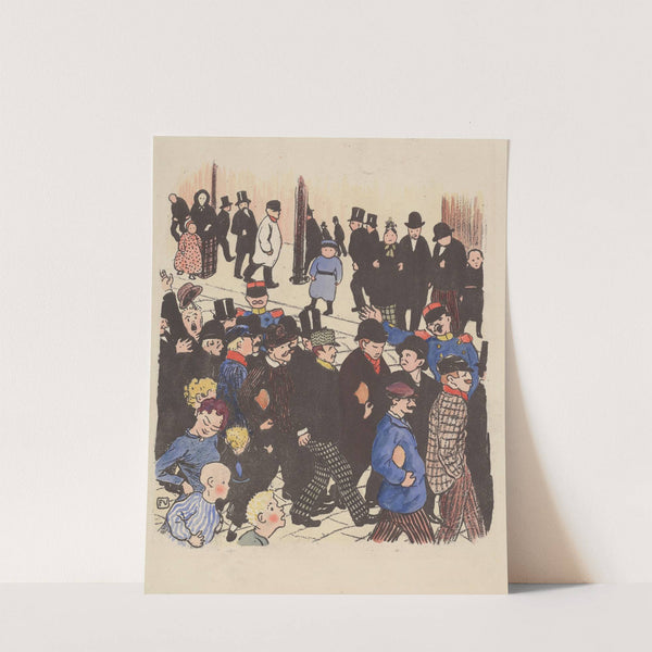 La rue (1900) by Félix Vallotton